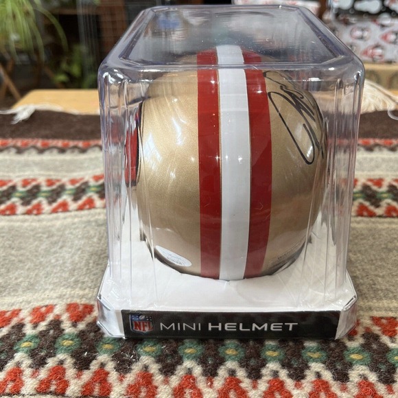 NFL autographed mini helmet 49ers Jeff Garcia jsa certified - Picture 4 of 9